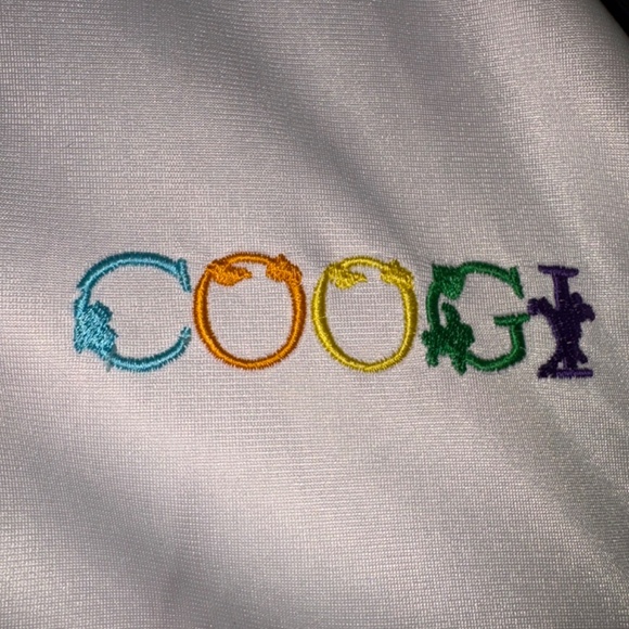 COOGI | Australia Rainbow Logo Men's Zip Up Jacket w/Hoodie | Size XXL - Picture 2 of 12